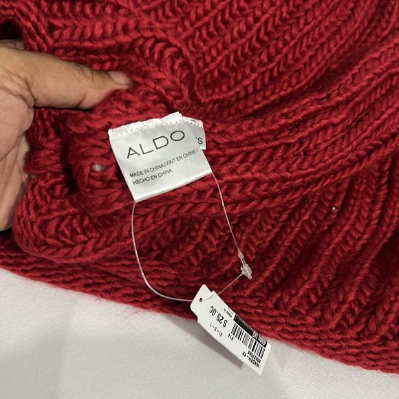 NWT Aldo burgundy infinity scarf - Picture 2 of 4